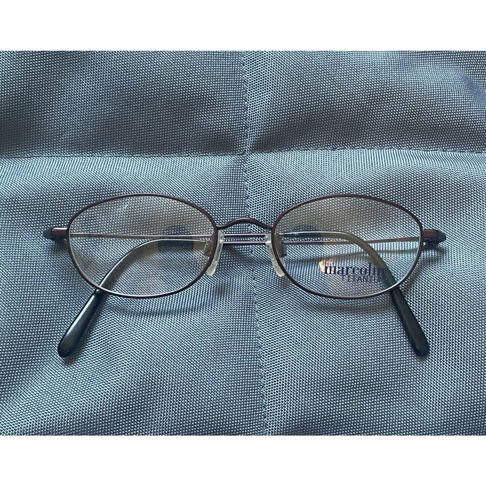 RARE‎ NEW MARCOLIN 2033 EYEGLASS FRAME FULL-RIM CAT EYE TITANIUM RETRO PURPLE